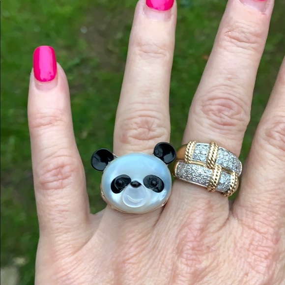 panda bear rings